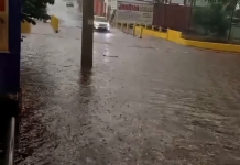 Chuva Forte causa alagamentos e queda de granizo em Serrana na Cohab