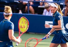 De olho na liderança: dupla de Stefani vence estreia no WTA de Wuhan