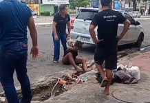 Mulher é detida após furar criança com seringa em via pública no HPS Tropical