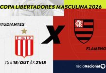 Rádio Nacional transmite Estudiantes x Flamengo pela Libertadores