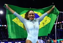Rebeca Andrade conquista o tri no Mundial de Ginástica na Holanda