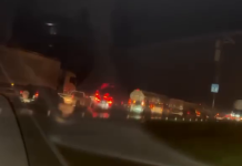 Trânsito intenso e forte chuva na Rodovia Armando de Salles Oliveira em Sertãozinho